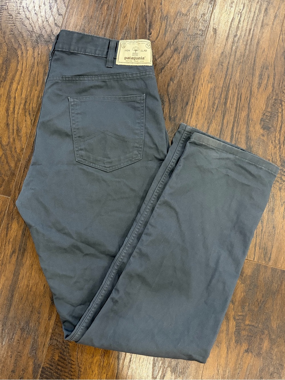 Patagonia Men's Iron Clad Organic Cotton Straight Cut Pants